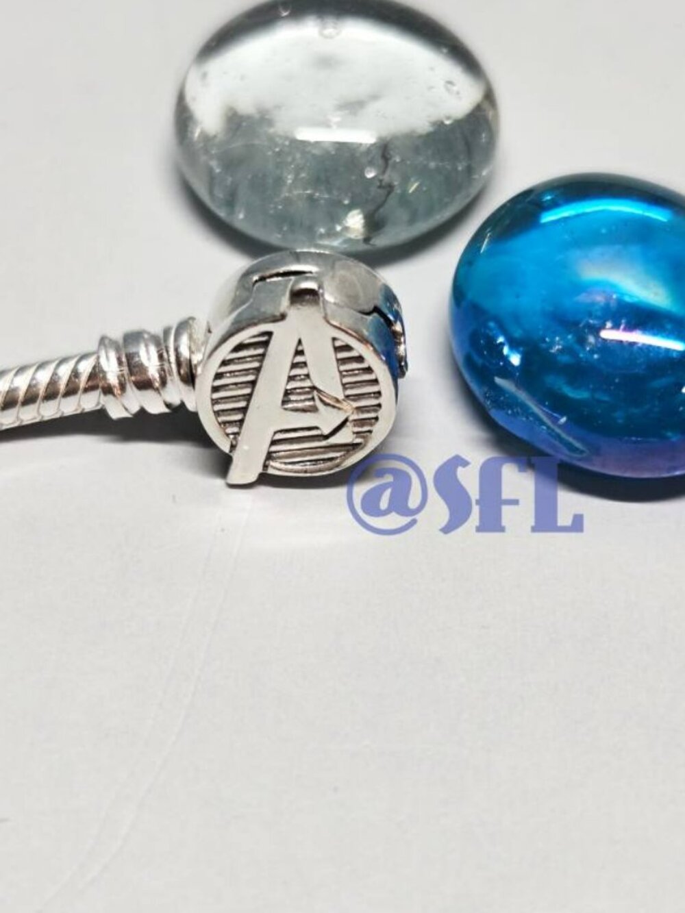 Authentic Pandora Moments Marvel The Avengers Logo Clasp Snake Chain Bracelet 18 - Picture 6 of 8